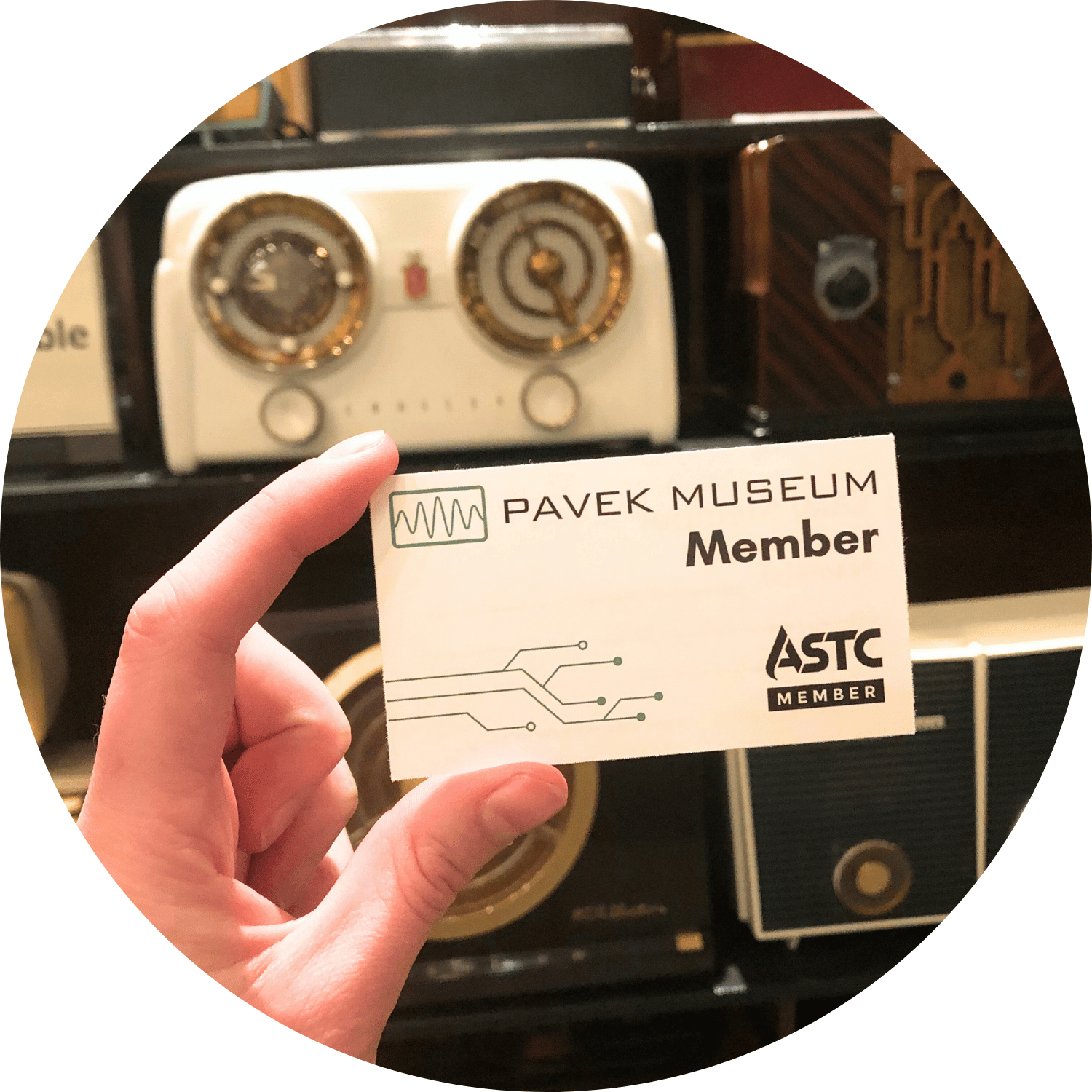 pavek museum mebership card